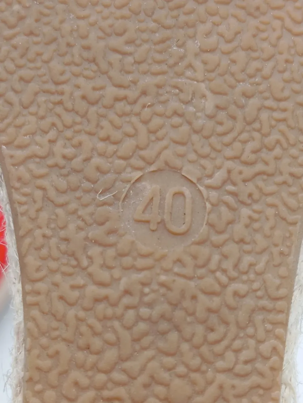 Espadrilles-Sandalen Größe 40