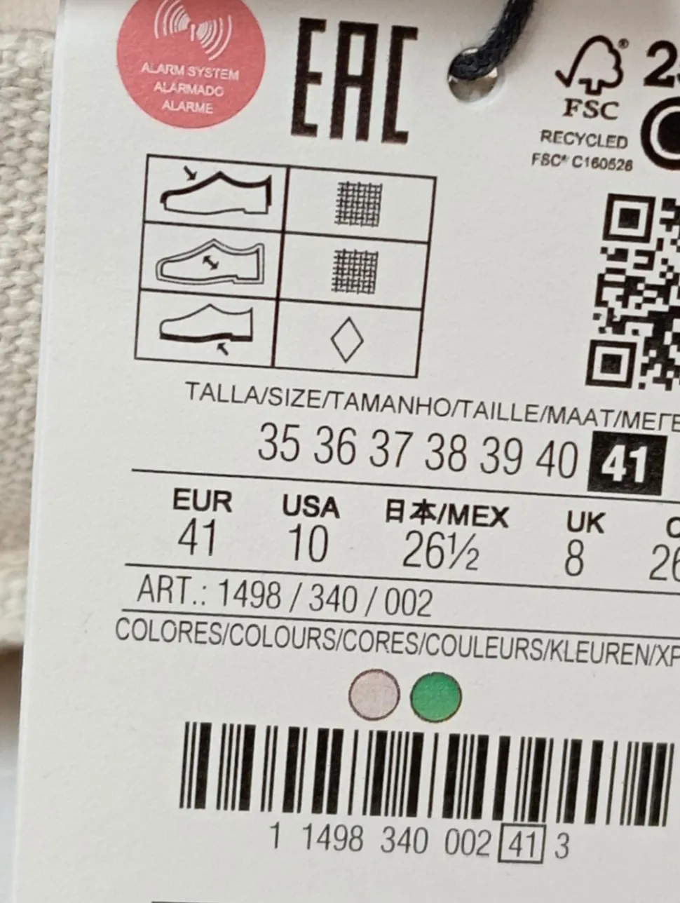 Espadrilles-Sandalen Größe 41