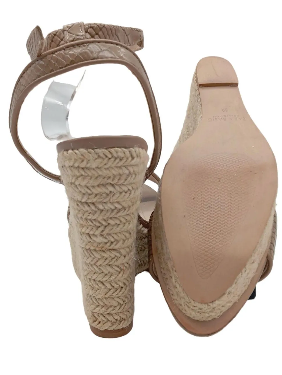 Espadrilles-Sandalen Größe 39