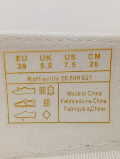 Espadrilles-Sandalen Größe 39