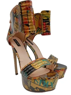 High Heel Sandaletten Größe 40