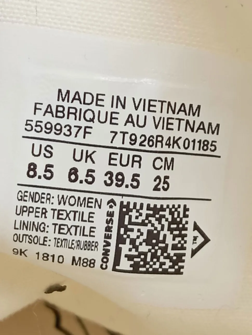 High Top Sneaker Größe 39,5