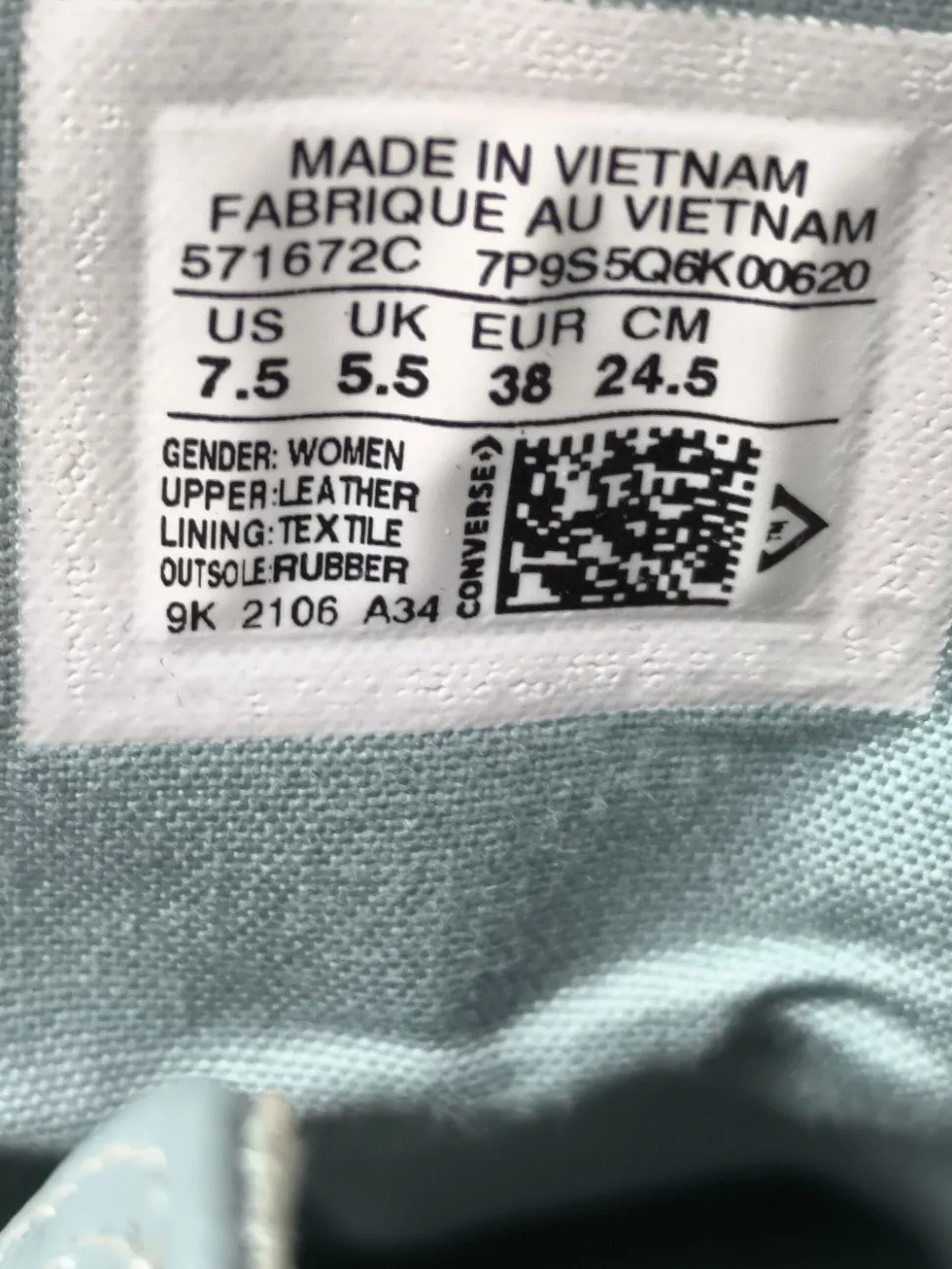 High Top Sneaker Größe 38