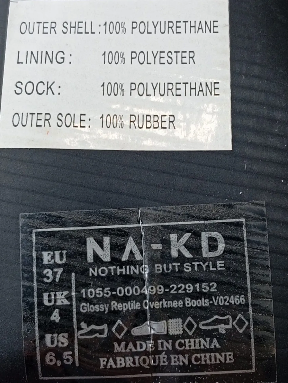 Overknees Größe 37