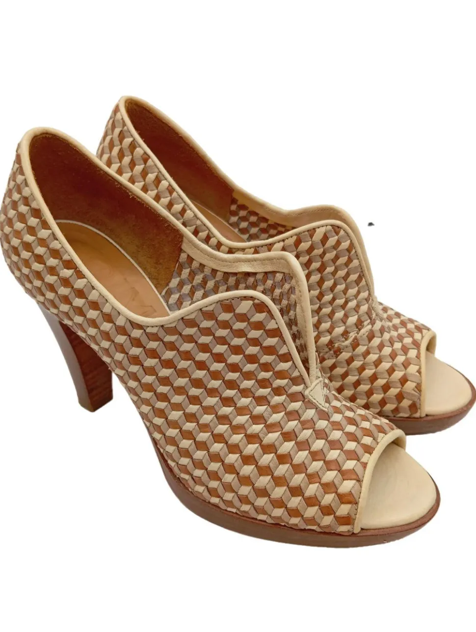 Peeptoe Pumps Größe 37,5