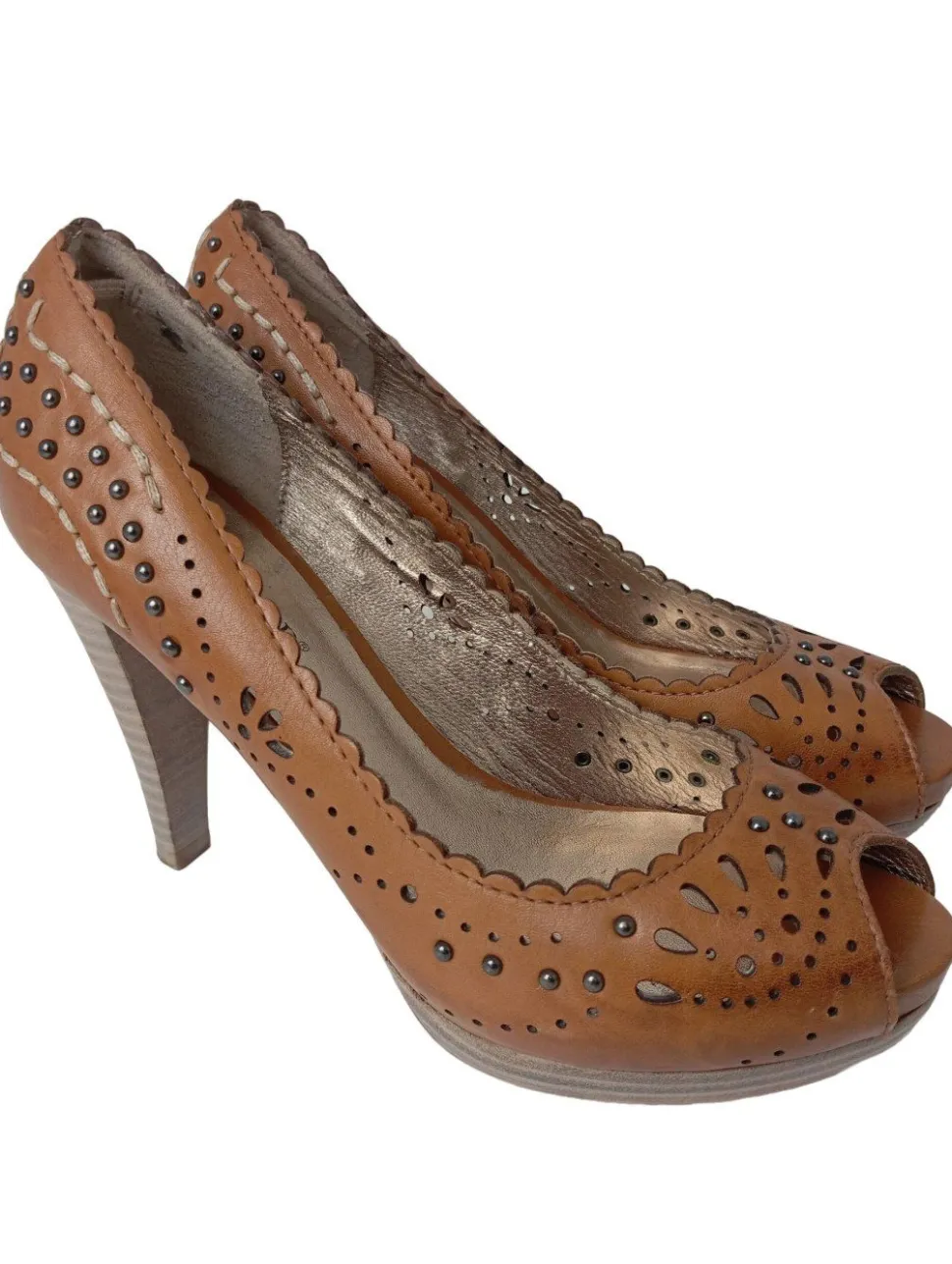 Peeptoe Pumps Größe 37