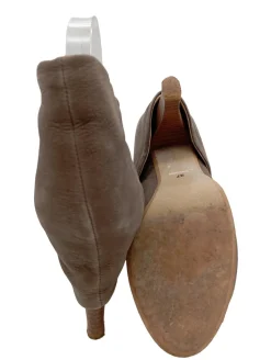 Peeptoe-Stiefeletten Größe 37