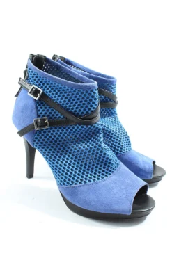 Peeptoe-Stiefeletten Größe 38