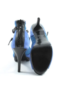 Peeptoe-Stiefeletten Größe 38