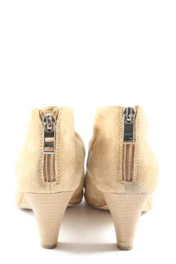 Peeptoe-Stiefeletten Größe 36