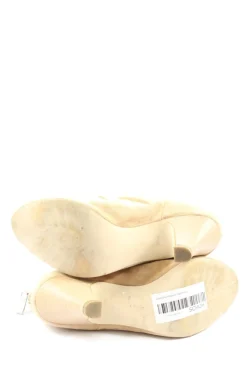 Peeptoe-Stiefeletten Größe 36