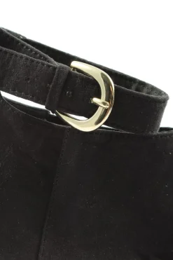 Peeptoe-Stiefeletten Größe 39