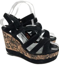 Plateau-Sandalen Größe 38