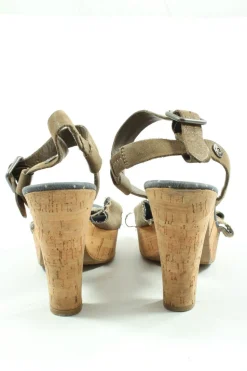 Plateau-Sandalen Größe 38