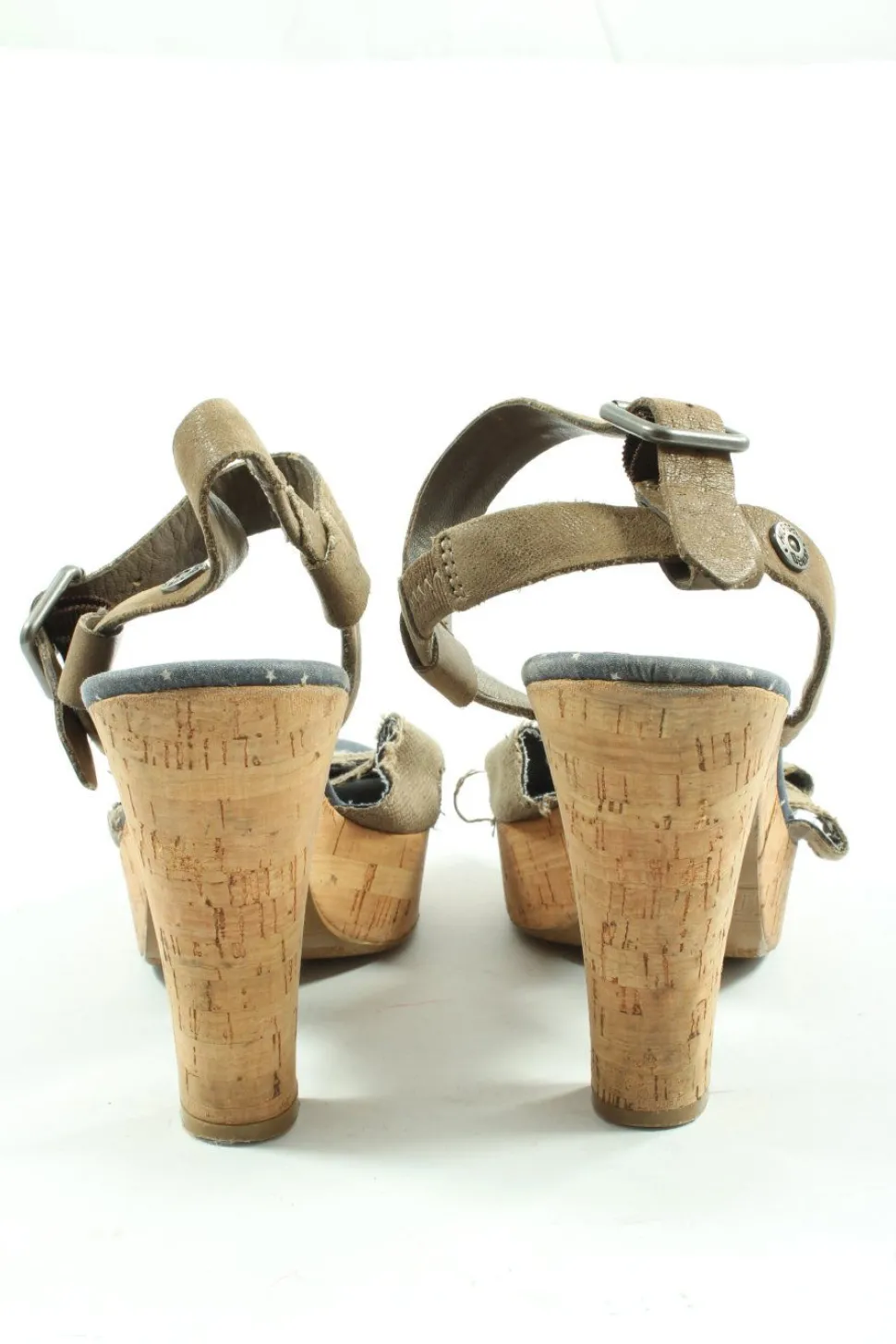 Plateau-Sandalen Größe 38