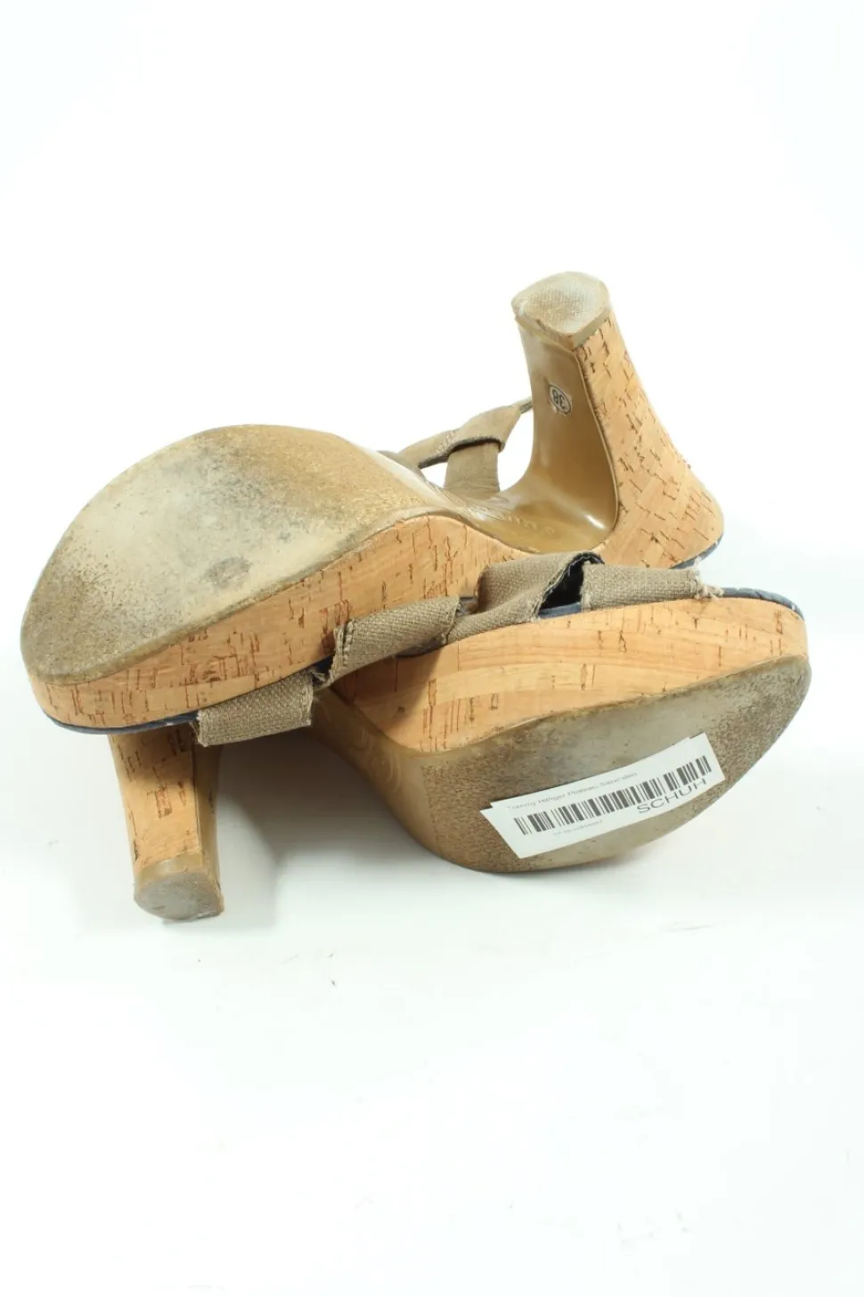 Plateau-Sandalen Größe 38