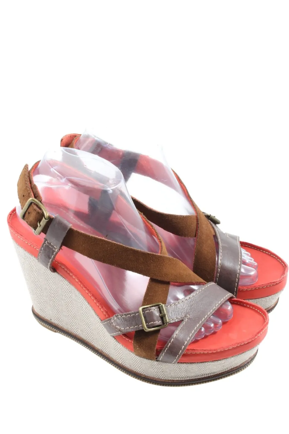 Plateau-Sandalen Größe 40