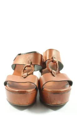 Plateau-Sandalen Größe 38