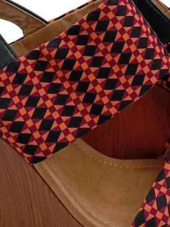 Plateau-Sandalen Größe 38