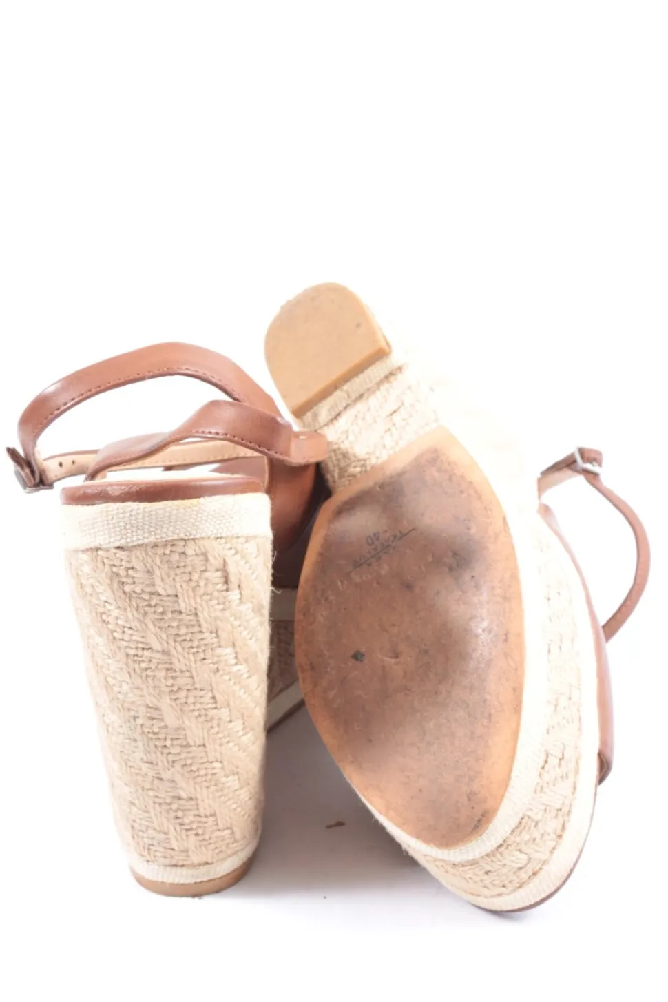 Plateau-Sandalen Größe 40