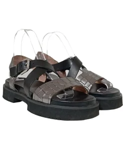 Plateau-Sandalen Größe 38