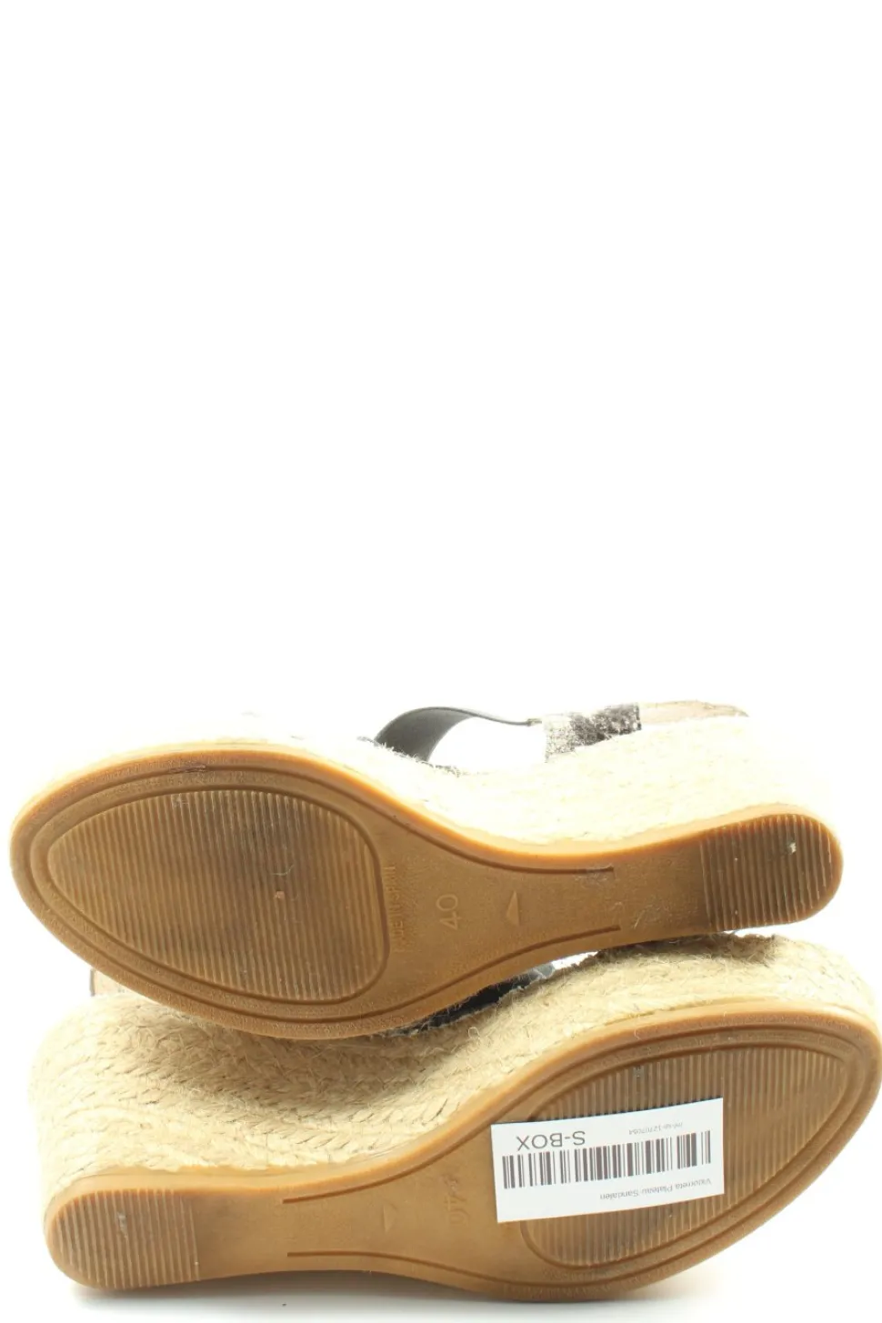 Plateau-Sandalen Größe 40