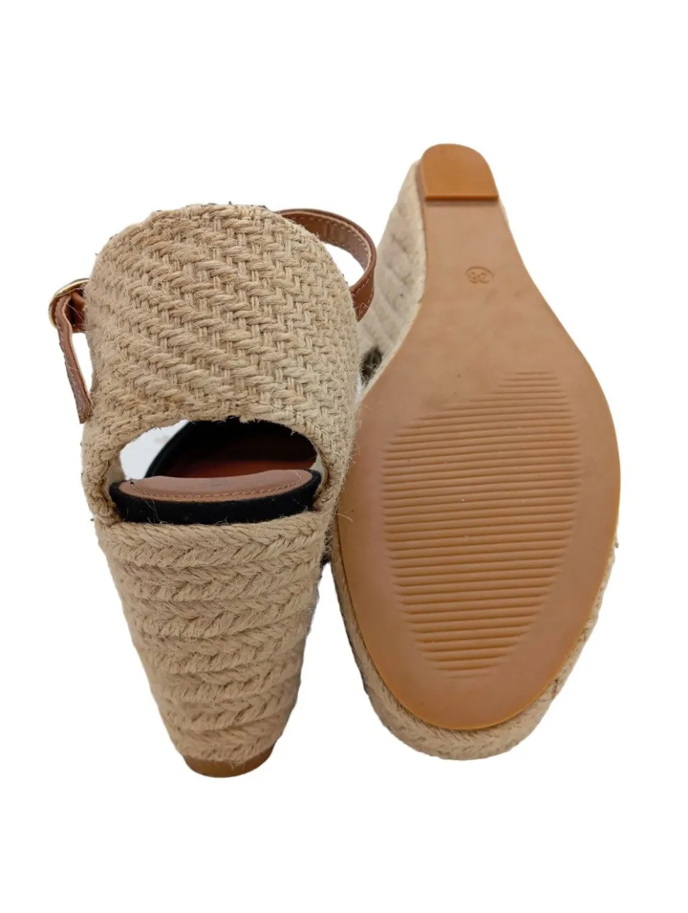 Plateau-Sandaletten Größe 38