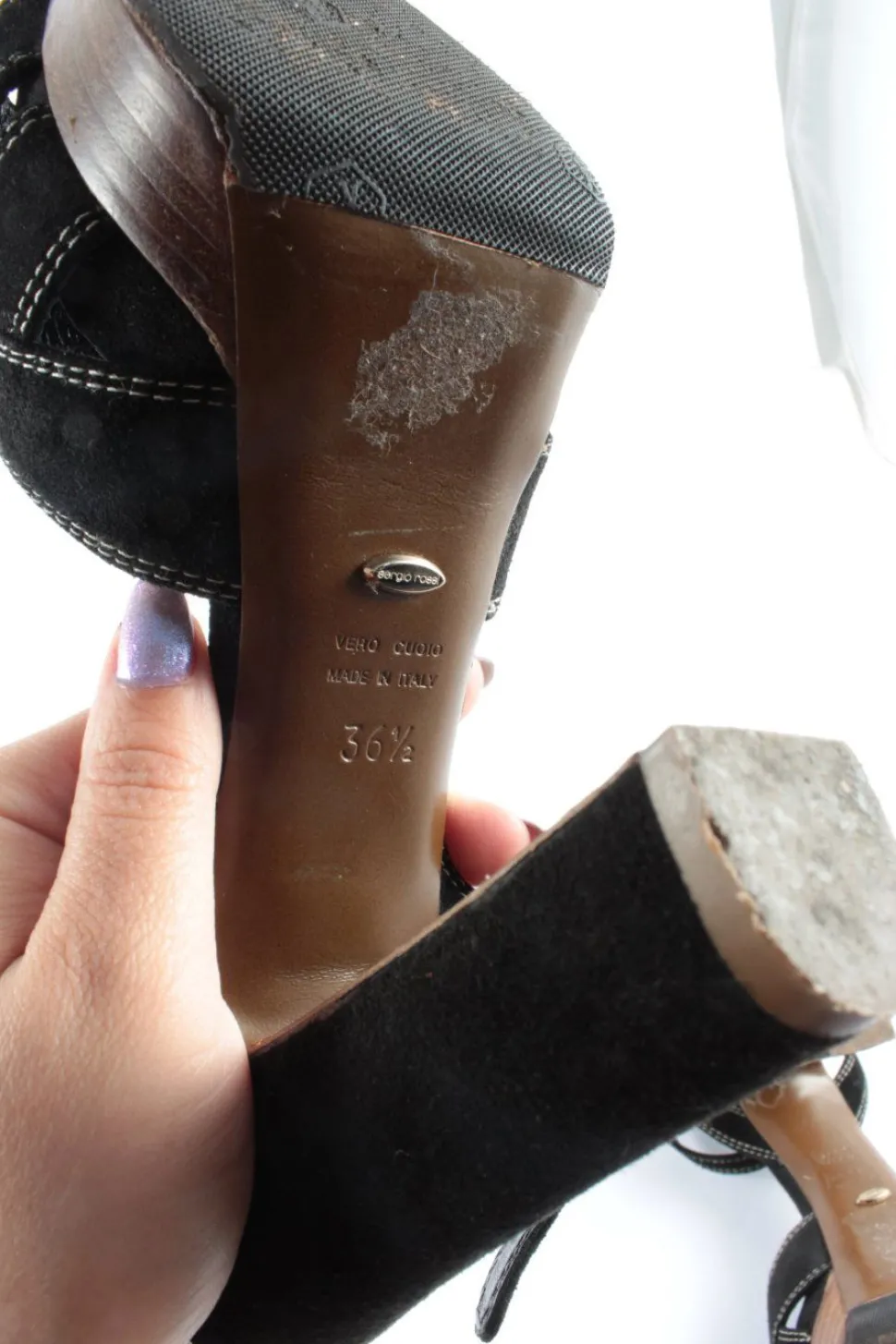 Plateau-Sandaletten Größe 36,5