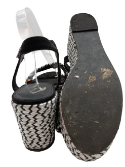 Plateau-Sandaletten Größe 40