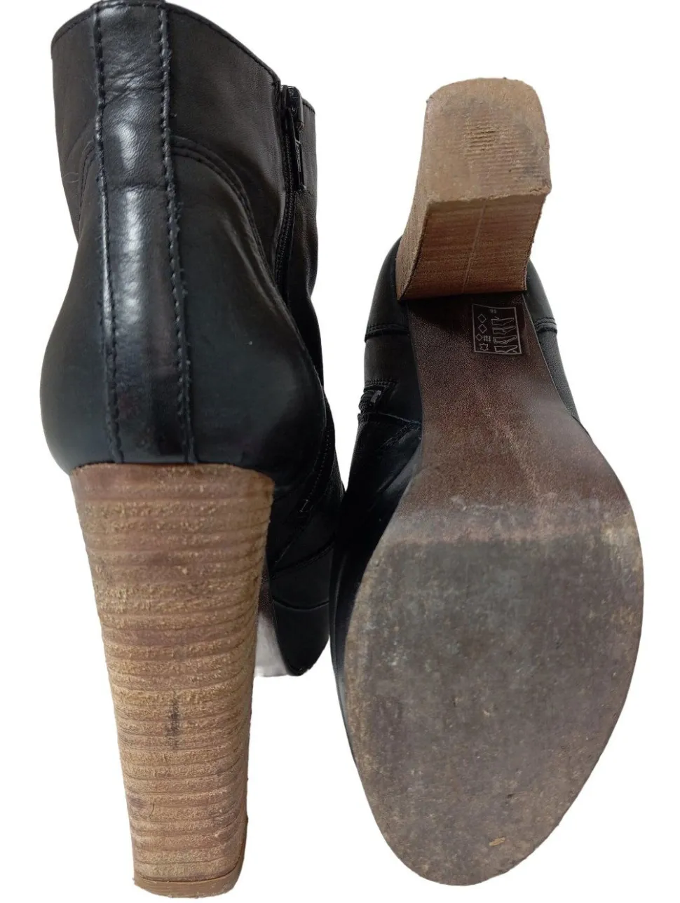 Reißverschluss-Stiefeletten Größe 38