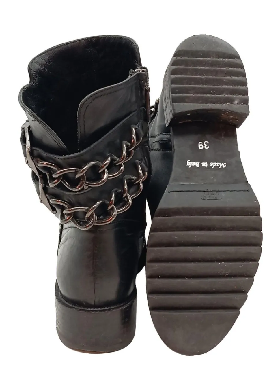 Reißverschluss-Stiefeletten Größe 39