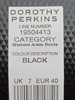 Reißverschluss-Stiefeletten Größe 40