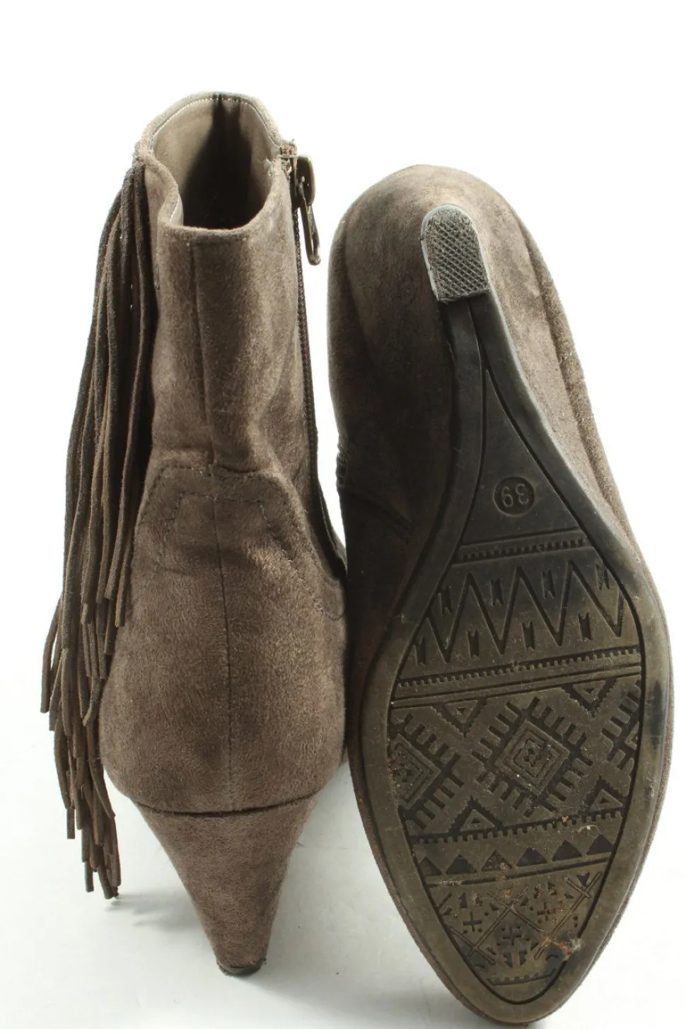 Reißverschluss-Stiefeletten Größe 39