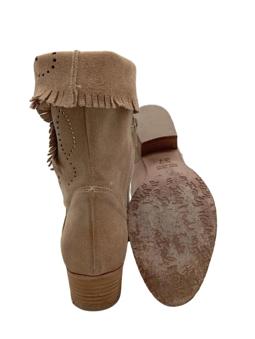 Reißverschluss-Stiefeletten Größe 37