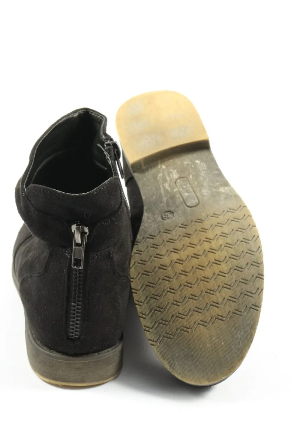 Reißverschluss-Stiefeletten Größe 38